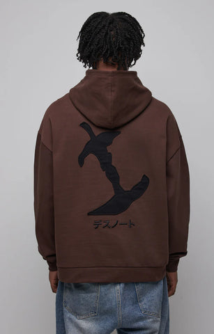 DeathNote - Ryuk & Light - Oversize Hoodie / Kapuzenpullover - Braun