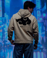 Itachi Uchiha - Oversize Hoodie / Kapuzenpullover - Beige