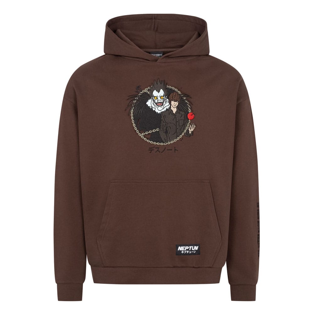 DeathNote - Ryuk & Light - Oversize Hoodie / Kapuzenpullover - Braun