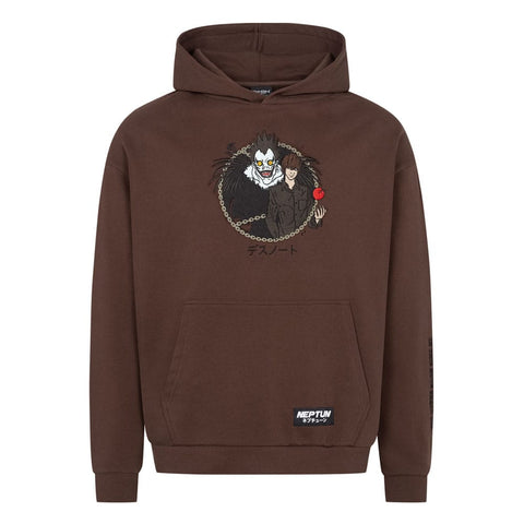 DeathNote - Ryuk & Light - Oversize Hoodie / Kapuzenpullover - Braun