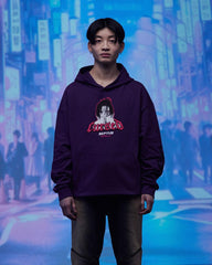 Sasuke Uchiha - Oversize Hoodie / Kapuzenpullover - Lila