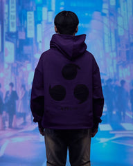 Sasuke Uchiha - Oversize Hoodie / Kapuzenpullover - Lila