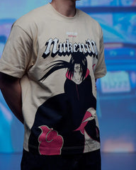 Itachi Uchiha - Oversize T-Shirt - Beige