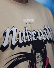 Itachi Uchiha - Oversize T-Shirt - Beige