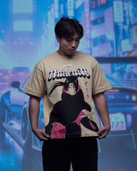 Itachi Uchiha - Oversize T-Shirt - Beige