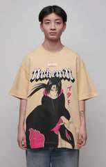 Itachi Uchiha - Oversize T-Shirt - Beige