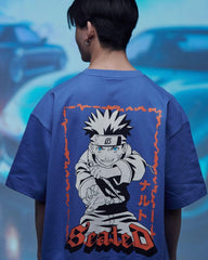 Naruto Shippuden - Oversize T-Shirt - Blau
